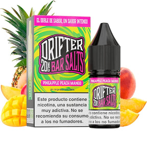 Nicotine salts Drifter Bar Salts Pineapple Peach Mango 10ml