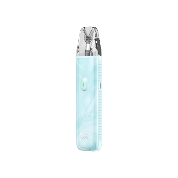 Vapeur oxva en couleur bleu clair