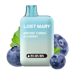 Vapeur jetable Lost Mary Bm1000 turbo saveur myrtille
