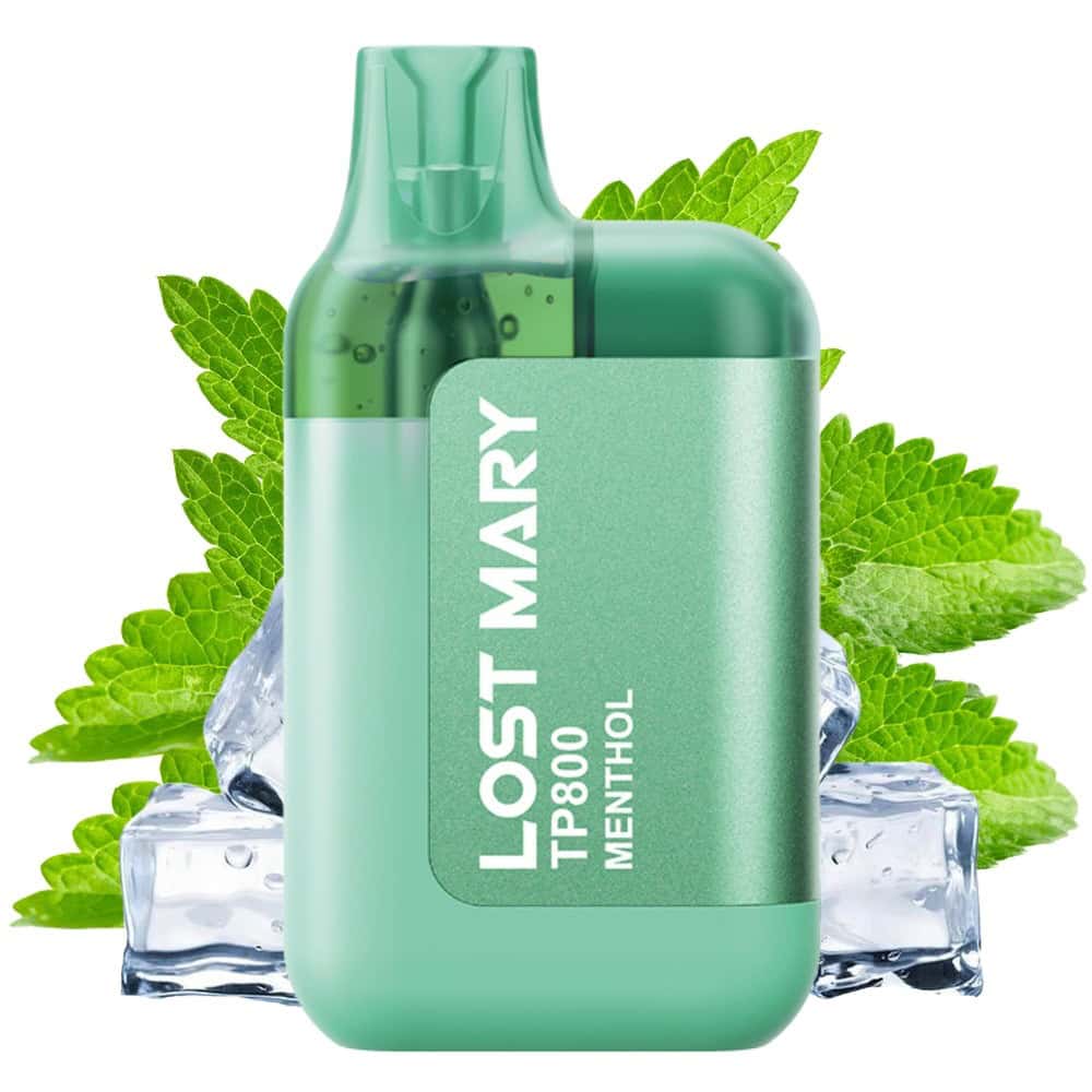 Buy your Disposable Vape Lost Mary TP800 Menthol for only 6.45 euros Tuvapeo Buy your Disposable Vape Lost Mary TP800 Menthol for only 6.45 euros Tuvapeo