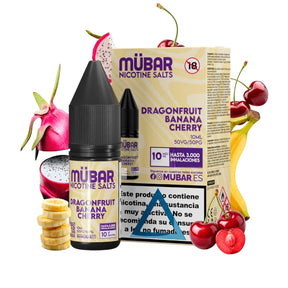Mubar Salts Dragon Fruit Banana Cherry