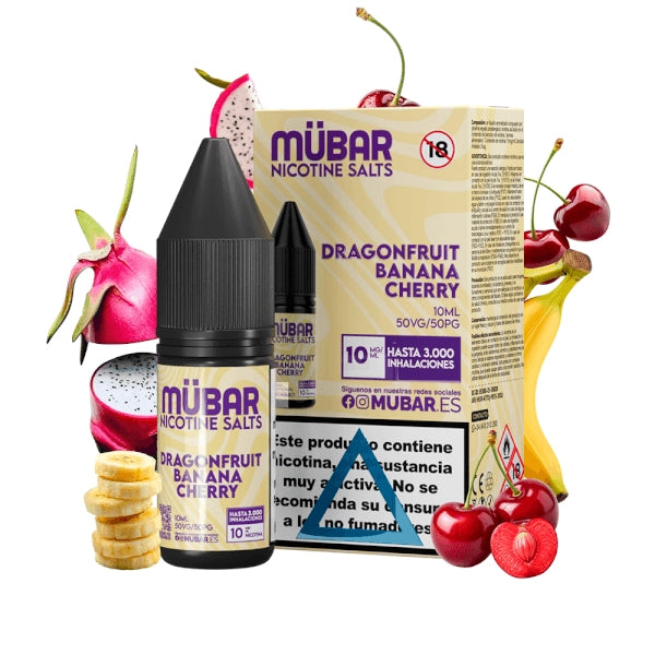 Mubar Salts Dragon Fruit Banana Cherry