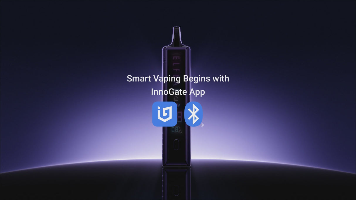 Descarga la app InnoGate para controlar el funcionamiento del vaper Elfa Master.
