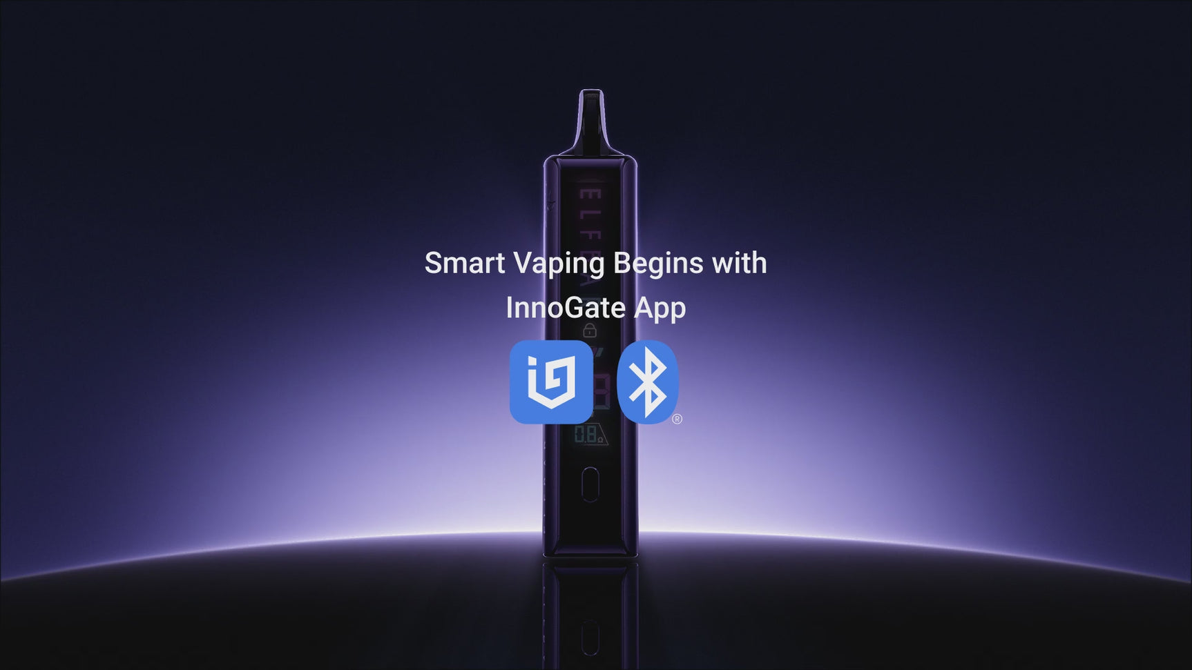 Descarga la app InnoGate para controlar el funcionamiento del vaper Elfa Master.